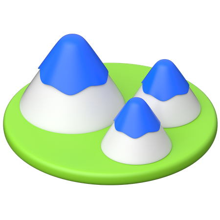 山  3D Icon