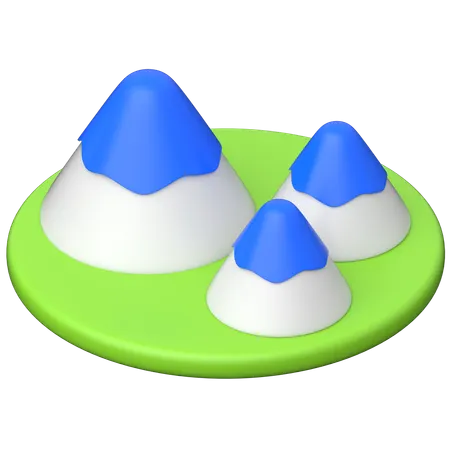 山  3D Icon