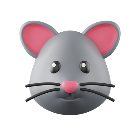 Mouse Emoji 3D Icon download in PNG, OBJ or Blend format