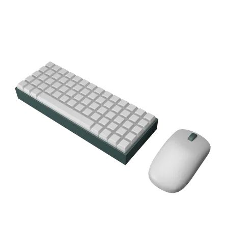 Mouse and Keyboard  3D Icon