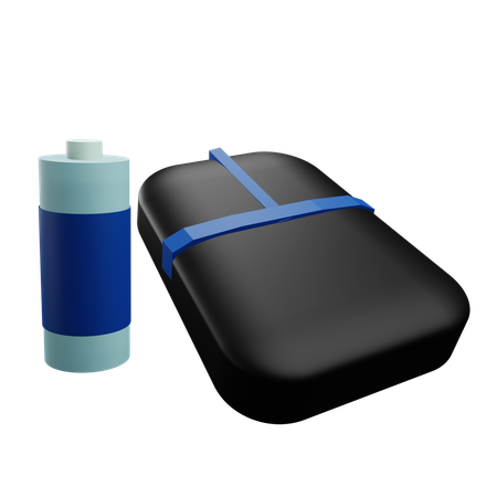 Mouse Battery  3D Icon
