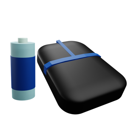 Mouse Battery  3D Icon