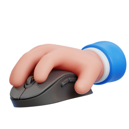 Mouse Click  3D Icon