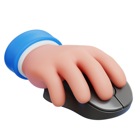 Mouse Click  3D Icon