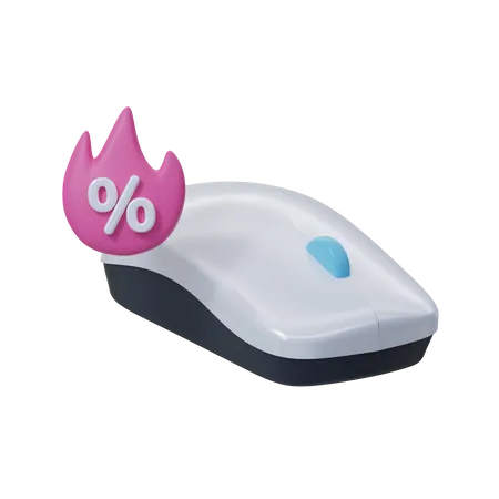 Mouse de computador em promoção  3D Icon