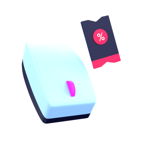 Mouse Discount  3D Icon