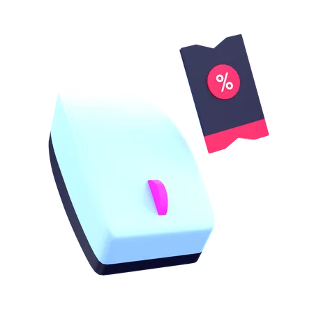 Mouse Discount  3D Icon