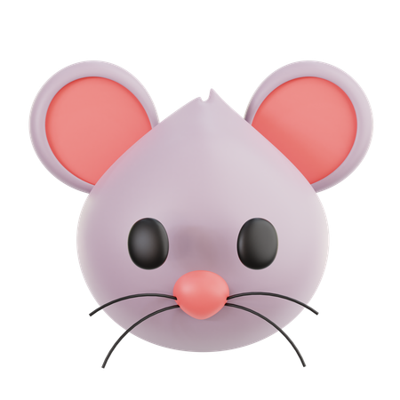 Mouse Emoji  3D Icon