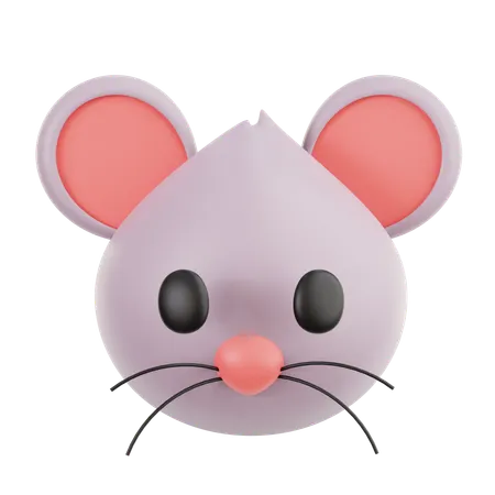 Mouse Emoji  3D Icon