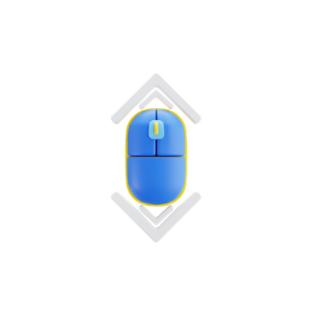 Mouse Scroll  3D Icon