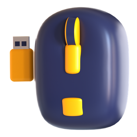 Mouse sem-fio  3D Icon