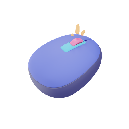 Mouse sem-fio  3D Icon