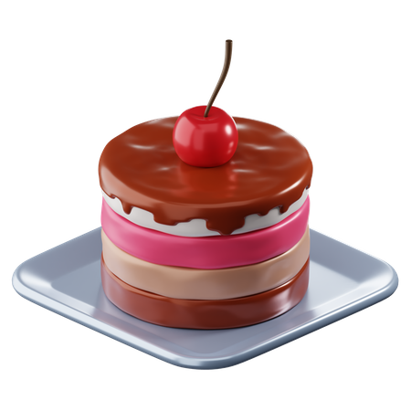 Mousse Cake  3D Icon