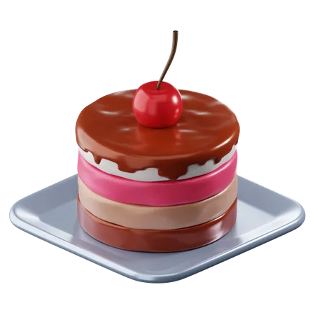 Mousse Cake  3D Icon