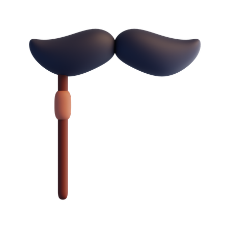 수염  3D Icon
