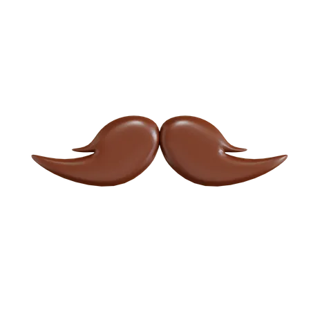 Moustache  3D Icon