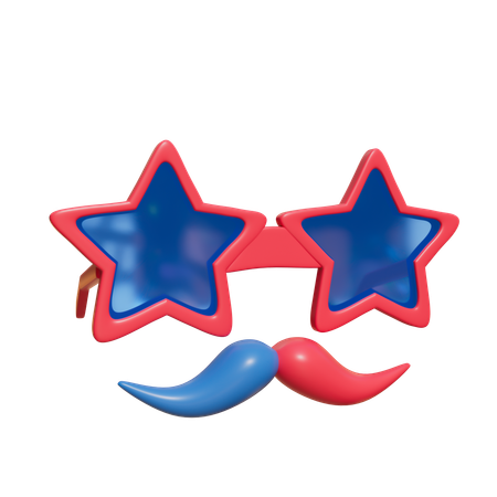 Moustache  3D Icon