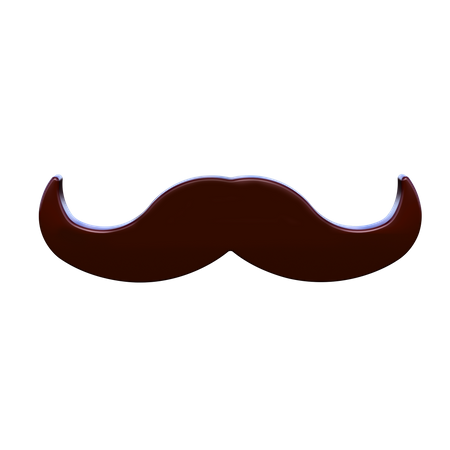 Moustache  3D Illustration