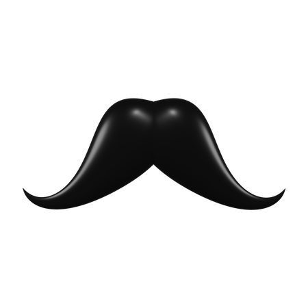 Moustache  3D Illustration