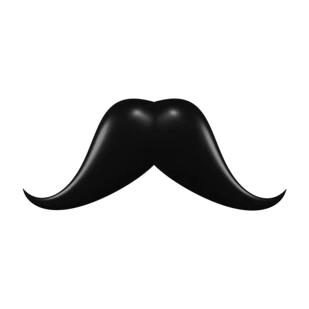 Moustache  3D Illustration