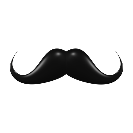 Moustache  3D Illustration