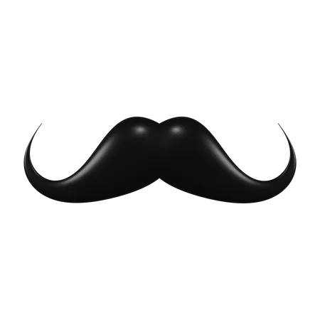 Moustache  3D Illustration