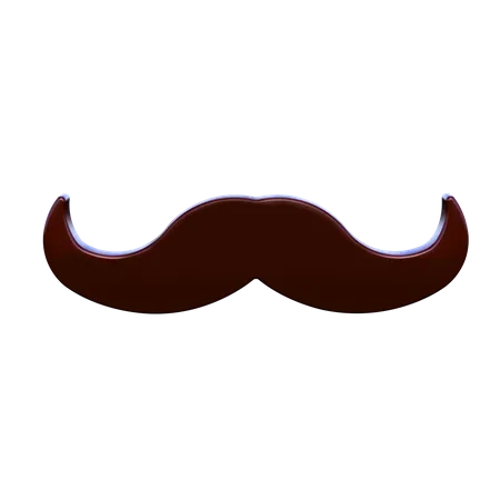 Moustache  3D Illustration