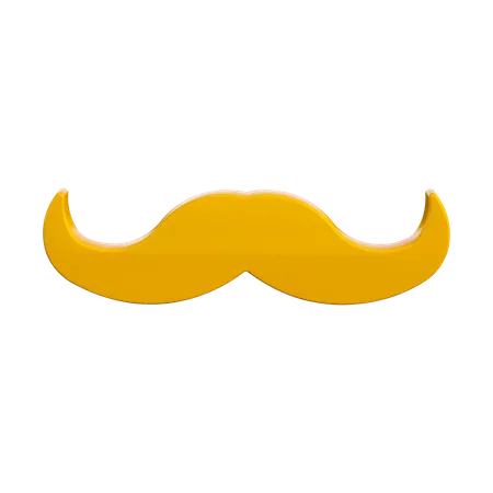 Moustache  3D Illustration