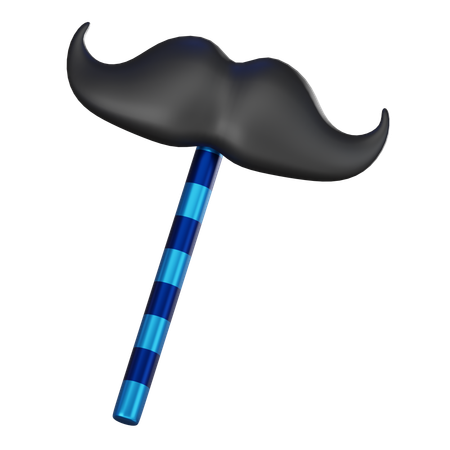 Moustache Stick  3D Icon