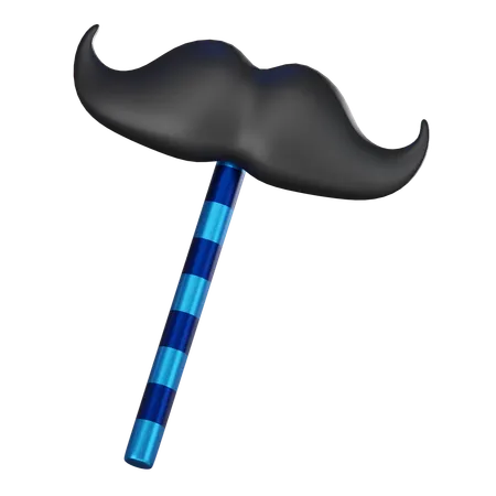 Moustache Stick  3D Icon