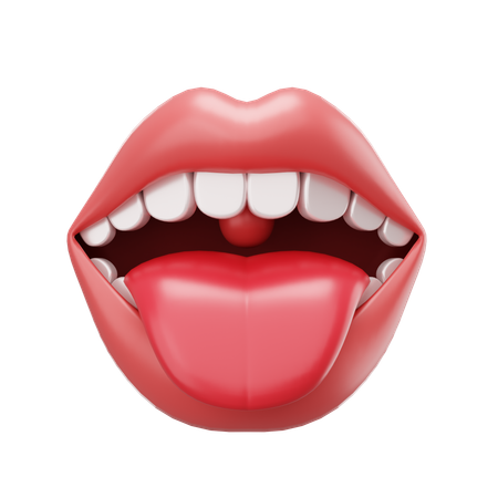 Mouth  3D Icon