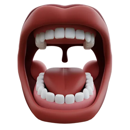 Mouth  3D Icon