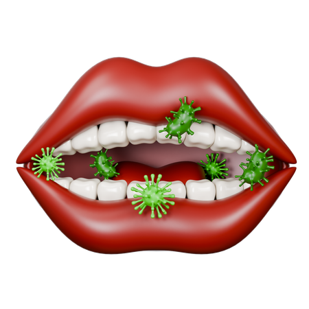 Mouth Diseases  3D Icon