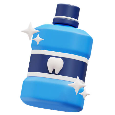 Mouth Wash  3D Icon