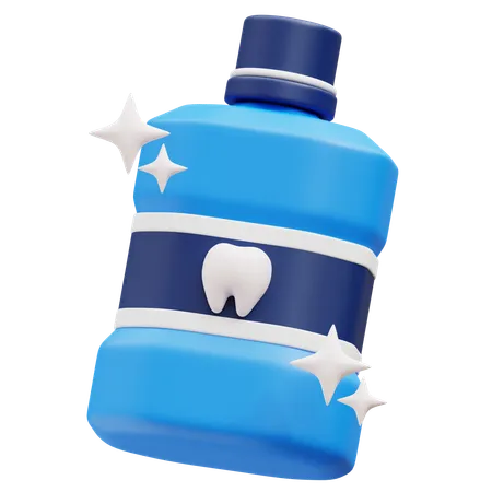 Mouth Wash  3D Icon