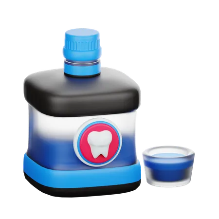 Mouth Wash  3D Icon