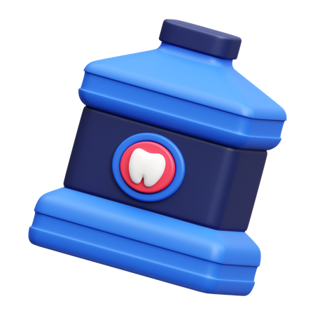 Mouth Wash  3D Icon