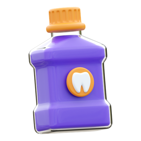 Mouth Wash  3D Icon