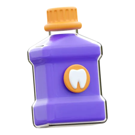 Mouth Wash  3D Icon