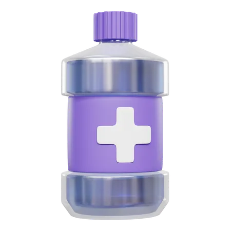 Mouth Wash  3D Icon