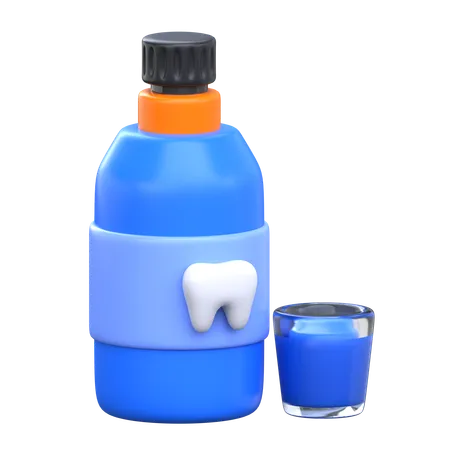 Mouth Wash  3D Icon