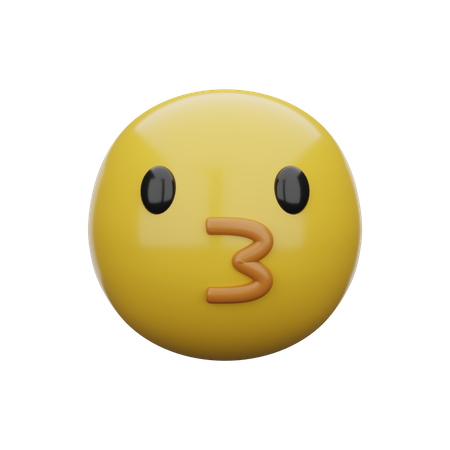 Mouth Whistle  3D Emoji