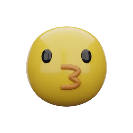 Mouth Whistle  3D Emoji