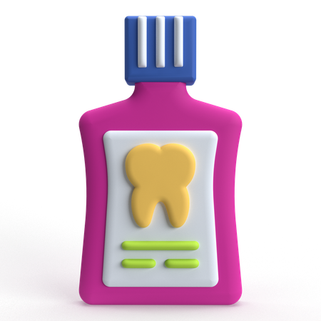 Mouthwash  3D Icon