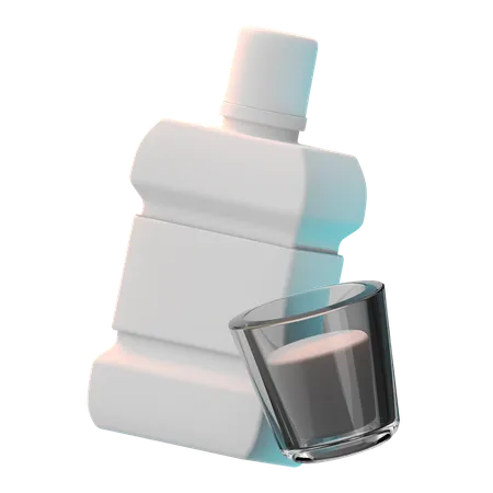 Mouthwash  3D Icon