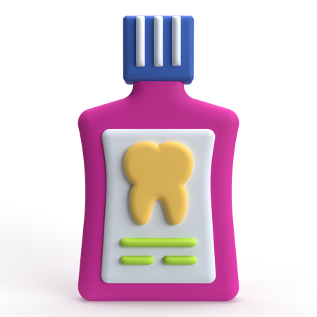 Mouthwash  3D Icon