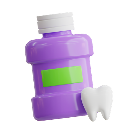 Mouthwash  3D Icon