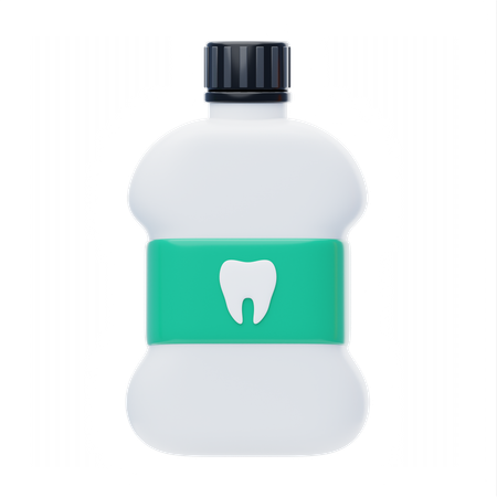 Mouthwash Bottle  3D Icon