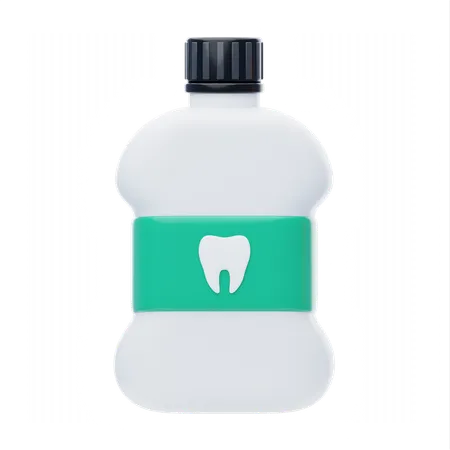Mouthwash Bottle  3D Icon