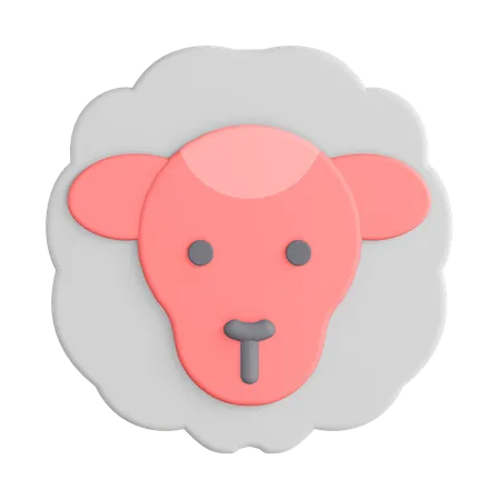 Mouton  3D Illustration